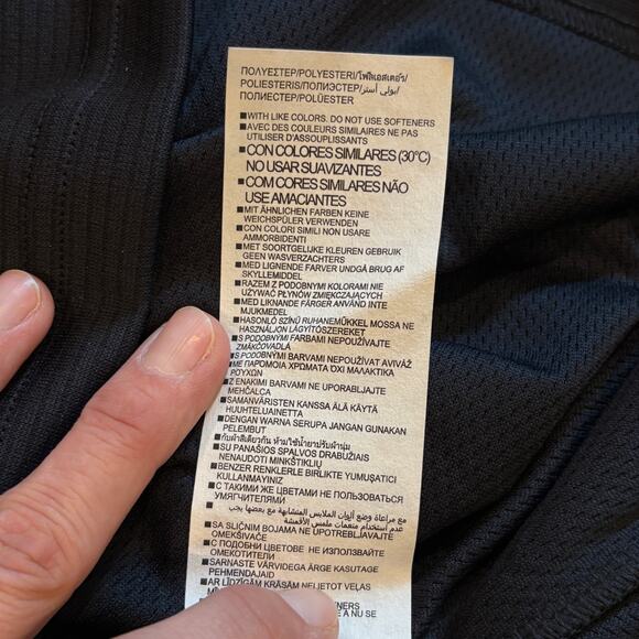 Under Armour Golf Shirt Men Large Black Loose Tech Polo Performance Short Sleeve - Picture 8 of 10